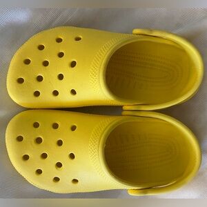 CROCS- Bright Yellow Size J3